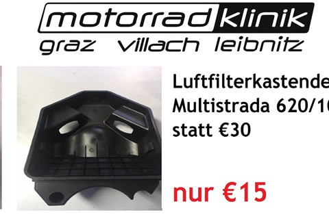 Marke: Ducati Artikelname: Luftfilterkastendeckel Multistrada 620/1000/1100 03-10 statt €30 nur €15