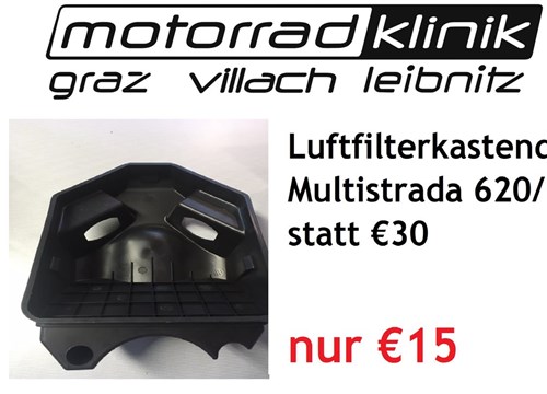 Luftfilterkastendeckel Multistrada 620/1000/1100 03-10 statt €30 nur €15