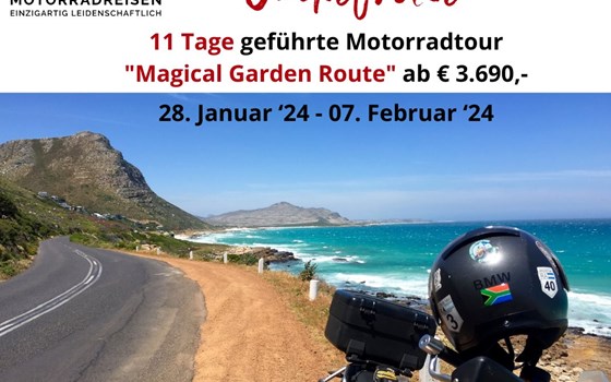 Geführte Motorradtour Südafrika - 11 Tage "Magical Garden Route" - Bild 1