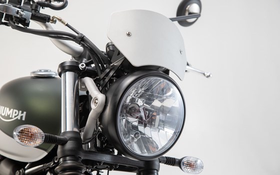 Windschild. Silbern. Triumph Street Scrambler 900 (16-). - Bild 1