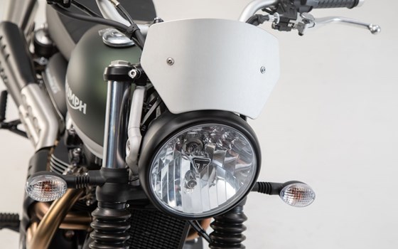 Windschild. Silbern. Triumph Street Scrambler 900 (16-). - Bild 2