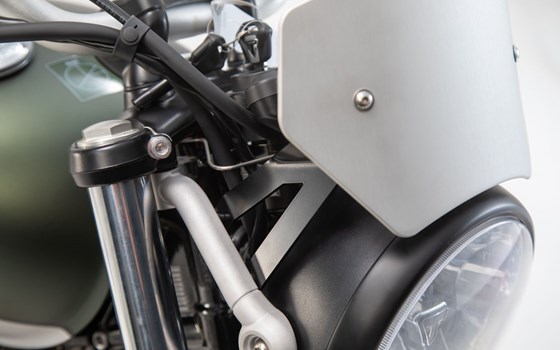 Windschild. Silbern. Triumph Street Scrambler 900 (16-). - Bild 5