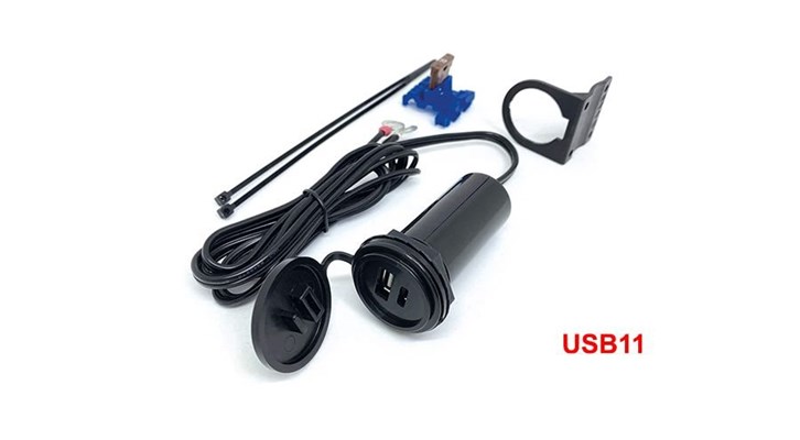 USB Twin Bordsteckdose (USB-A & USB-C) für BMW R1200S & HP2 Sport