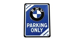 Blechschild BMW - Parking Only für BMW R1200S & HP2 Sport