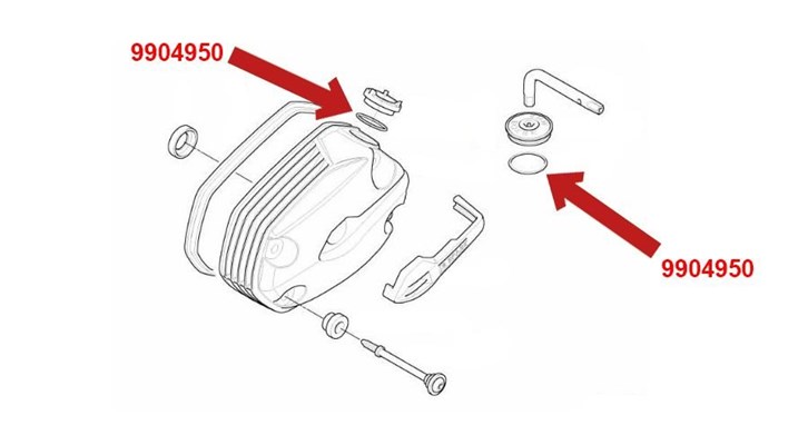 O-Ring für Öldeckel für BMW R 1200 RS, LC (2015-) O-Ring für Öldeckel für BMW R 1200 RS, LC (2015-)