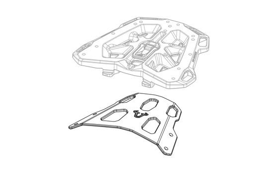 STREET-RACK Gepäckträger. Schwarz. KTM 690 Enduro / R, 690 SMC R (19-). - Bild 4 STREET-RACK Gepäckträger. Schwarz. KTM 690 Enduro / R, 690 SMC R (19-). - Bild 4