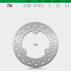 Bremsscheibe Suz. RM80/85 vr. Bremsscheibe Suz. RM80/85 vr.