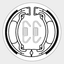 Bremsbacken 93-27204 = SBS 2032