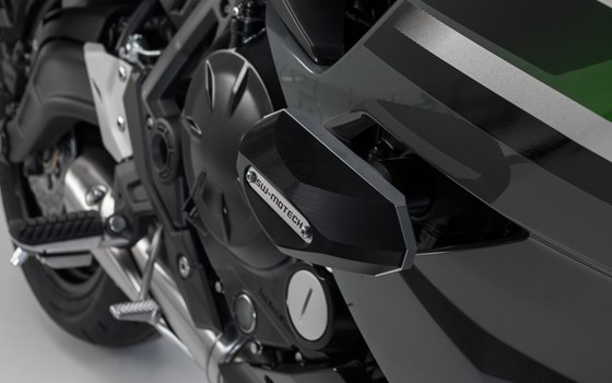 Sturzpad-Kit. Schwarz. Kawasaki Ninja 650 (16-). - Bild 2