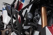 Scheinwerfer-Halter. Schwarz. Honda CRF1100L/Adv. Sp. (19-). Ohne SBL.