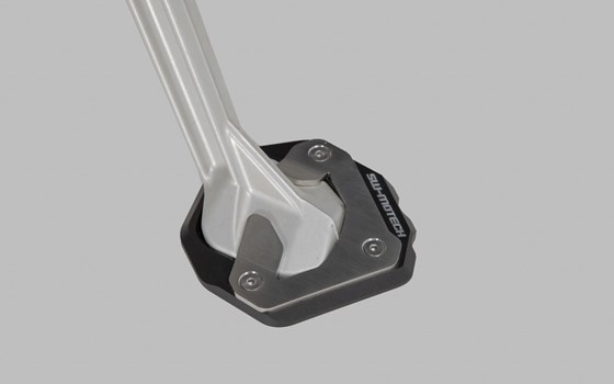 Seitenständerfuß-Verbreiterung. Schwarz/Silbern. Yamaha Ténéré 700 Modelle (19-). - Bild 2