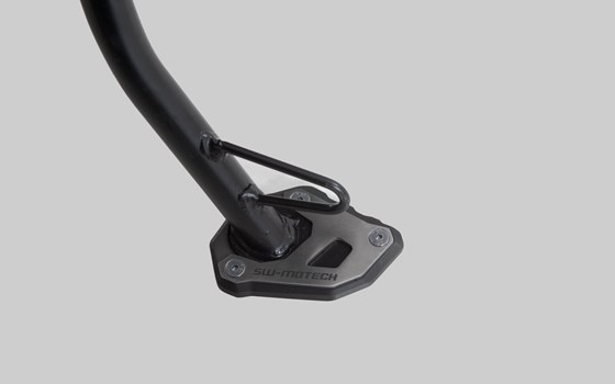 Seitenständerfuß-Verbreiterung. Schwarz/Silbern. KTM 390 Adventure (19-). - Bild 1