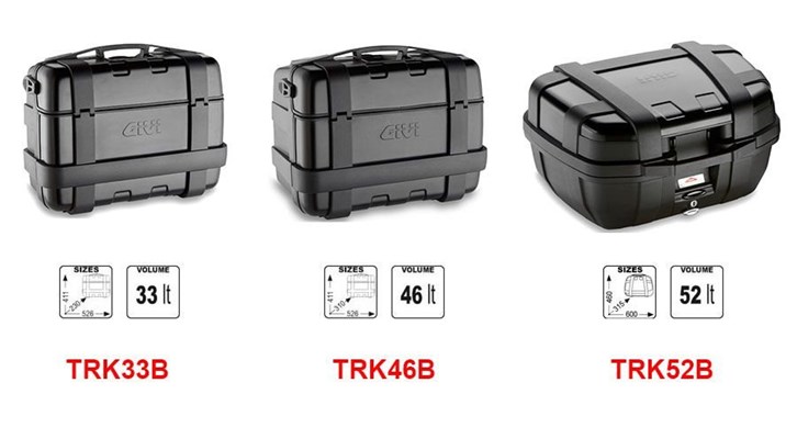GIVI Trekker Koffer schwarz für BMW G 310 GS GIVI Trekker Koffer schwarz für BMW G 310 GS