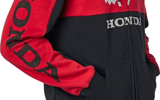 FOX HONDA Zip Fleece/schw.-rot - Bild 4 FOX HONDA Zip Fleece/schw.-rot - Bild 4