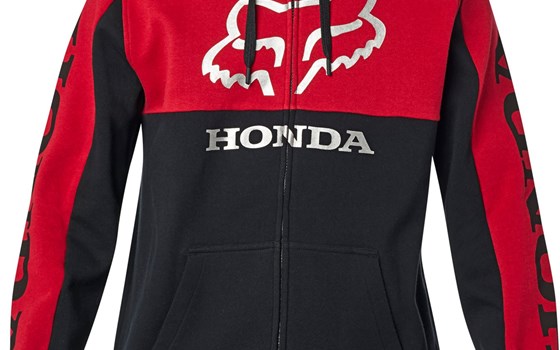 FOX HONDA Zip Fleece/schw.-rot - Bild 1 FOX HONDA Zip Fleece/schw.-rot - Bild 1