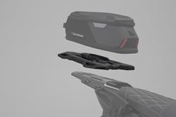 PRO Tankring Adapter-Kit für STREET-RACK . Für PRO Tankrucksäcke. Mit Adapterplatte. Schwarz.