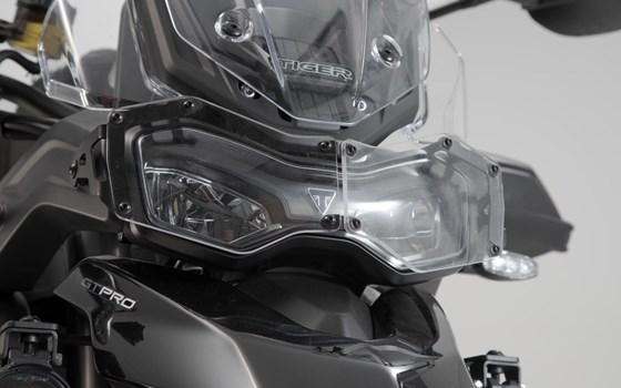 Scheinwerferschutz. Halterung mit Blende. Tiger 900/ GT/ Rally/ Pro. - Bild 4