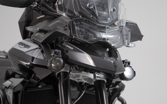 EVO Nebelscheinwerfer-Kit. Schwarz. Triumph Tiger 900/GT/Rally/Pro (19-23). - Bild 3
