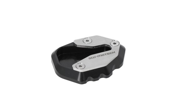 Seitenständerfuß-Verbreiterung. Schwarz/Silbern. KTM 890 Duke R (19-). - Bild 1 Seitenständerfuß-Verbreiterung. Schwarz/Silbern. KTM 890 Duke R (19-). - Bild 1