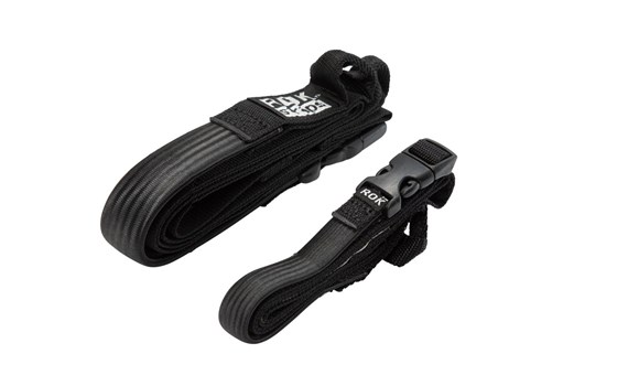 ROK Straps. 2 verstellbare Spanngurte. Schwarz. 310-1060 mm. - Bild 1