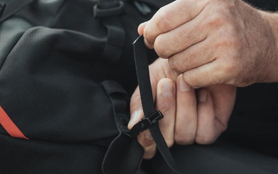 PRO Cargobag Hecktasche. 1680D Ballistic Nylon. Schwarz/Anthrazit. 50 l. - Bild 5