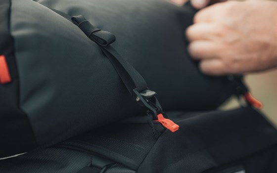 PRO Tentbag Hecktasche. 1680D Ballistic Nylon. Schwarz/Anthrazit. 18 l. - Bild 5