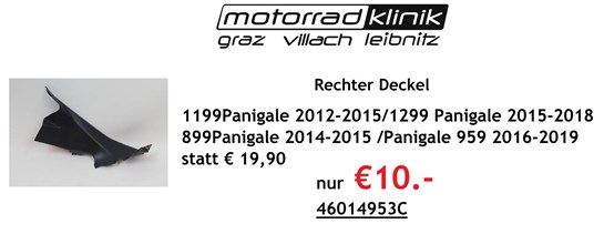 Ducati Rechter Deckel 1199 Panigale 2012-2015 1299 Panigale 2015-2018 899 Panigale 2014-2015 Panigale 959 2016-2019