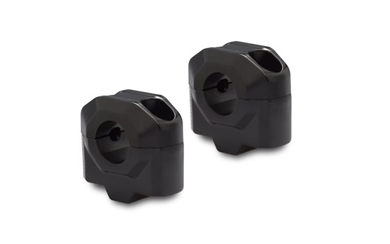 Lenkererhöhung für Ø 22 mm Lenker. H=25 mm. Schwarz. - Bild 1