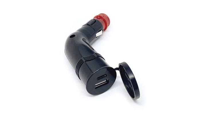 USB-Winkel-Adapter für Motorradsteckdose für BMW K 1600 B USB-Winkel-Adapter für Motorradsteckdose für BMW K 1600 B