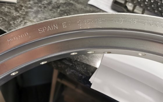 Felge hinten Derbi Senda R - Bild 2