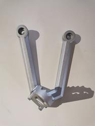 Fußrastenträger links hinten