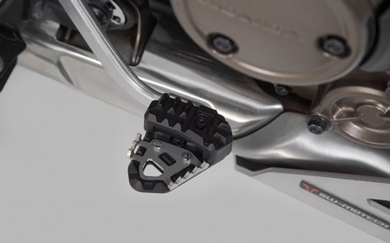 Fußbremshebel-Erweiterung. Schwarz. Honda CRF1100L Africa Twin (19-). - Bild 2