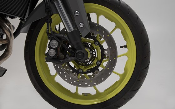 Sturzpad-Kit für Vorderachse. Schwarz. MT-09 / Tracer 900 / YZF-R7, Aprilia. - Bild 2