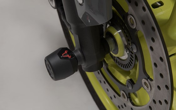 Sturzpad-Kit für Vorderachse. Schwarz. MT-09 / Tracer 900 / YZF-R7, Aprilia. - Bild 5