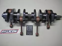 4-Zylinder, rollengelagerte Kurbelwelle zerlegen, überprüfen, reinigen, Lagerstellen polieren, verstiften und feinrichten 4-Zylinder, rollengelagerte Kurbelwelle zerlegen, überprüfen, reinigen, Lagerstellen polieren, verstiften und feinrichten