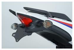 Umbaukit für Kennzeichenhalter von allen HONDA CBR 600 R und CB 500 F ab 2016, geeignet für orig. Blinker oder Miniblinker (z.B. KELLERMANN), inkl. LED-Kennzeichenleuchte und Anbauanleitung