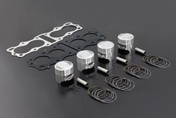 466ccm BIG BORE-Kolbensatz, 54,5 mm für alle CB 400 Four `75-`78, inkl. Kolben, Ringe, Bolzen, Clips, Zylinderfuß- und Kopfdichtung