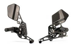 GILLES-Fußrastenanlage für SUZUKI Bandit1200 2000-2005, GSF 1200/1200S Bandit 1996-2006, CNC gefräst, verstellbar, schwarz eloxiert GILLES-Fußrastenanlage für SUZUKI Bandit1200 2000-2005, GSF 1200/1200S Bandit 1996-2006, CNC gefräst, verstellbar, schwarz eloxiert