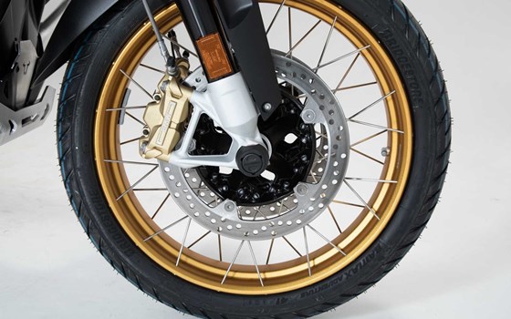 Sturzpad-Kit für Vorderachse. Schwarz. BMW R 1200 GS / RT, R 1250 GS / RT. - Bild 2