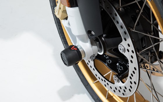 Sturzpad-Kit für Vorderachse. Schwarz. BMW R 1200 GS / RT, R 1250 GS / RT. - Bild 4