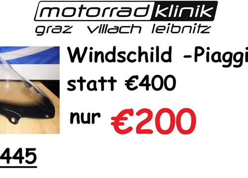 Windschild Piaggio X10 statt €400 nur €200