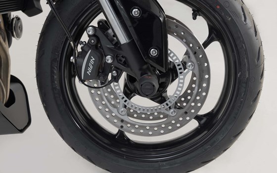 Sturzpad-Kit für Vorderachse. Schwarz. Triumph-/Honda-/Royal Enfield-Modelle. - Bild 2