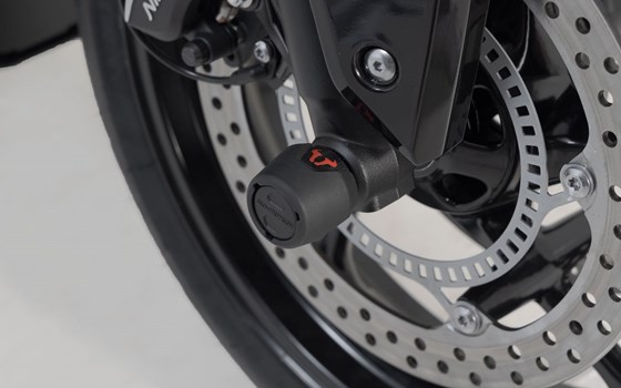 Sturzpad-Kit für Vorderachse. Schwarz. Triumph-/Honda-/Royal Enfield-Modelle. - Bild 4