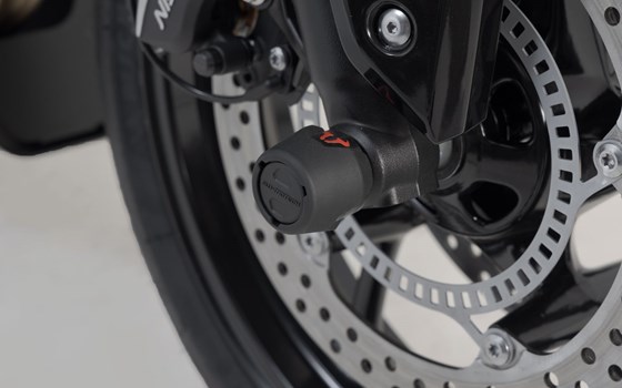 Sturzpad-Kit für Vorderachse. Schwarz. Triumph-/Honda-/Royal Enfield-Modelle. - Bild 5