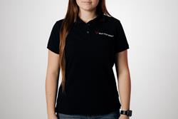 Team Polo-Shirt. Core Line. Schwarz. Damen. Größe XL.