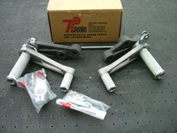 TAROZZI-zurückverlegte Sport-Fußrastenanlage für GSX 750 ES `83 GR72A, mit TÜV-Gutachten