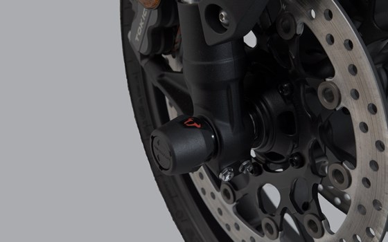 Sturzpad-Kit für Vorderachse. Schwarz. Honda CB1000R (18-). - Bild 4