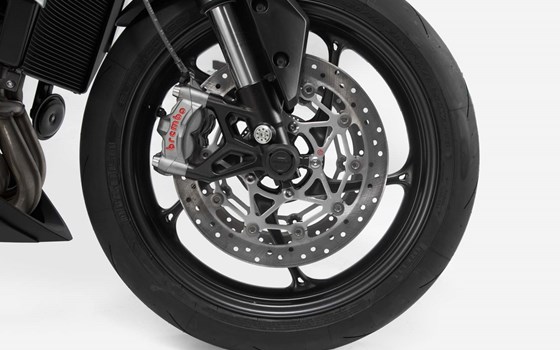 Sturzpad-Kit für Vorderachse. Schwarz. Moto Guzzi V85 TT (19-21). - Bild 2