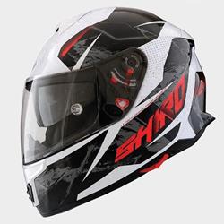 SHIRO SH-351 Speed white/red XXL (62) SHIRO SH-351 Speed white/red XXL (62)