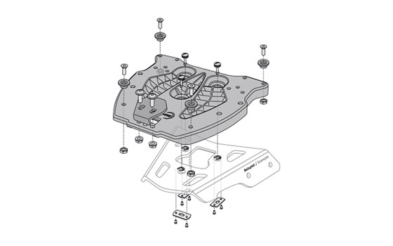 TRAX ADV Topcase-System. Silbern. BMW R 1200 GS (04-12). - Bild 3 TRAX ADV Topcase-System. Silbern. BMW R 1200 GS (04-12). - Bild 3